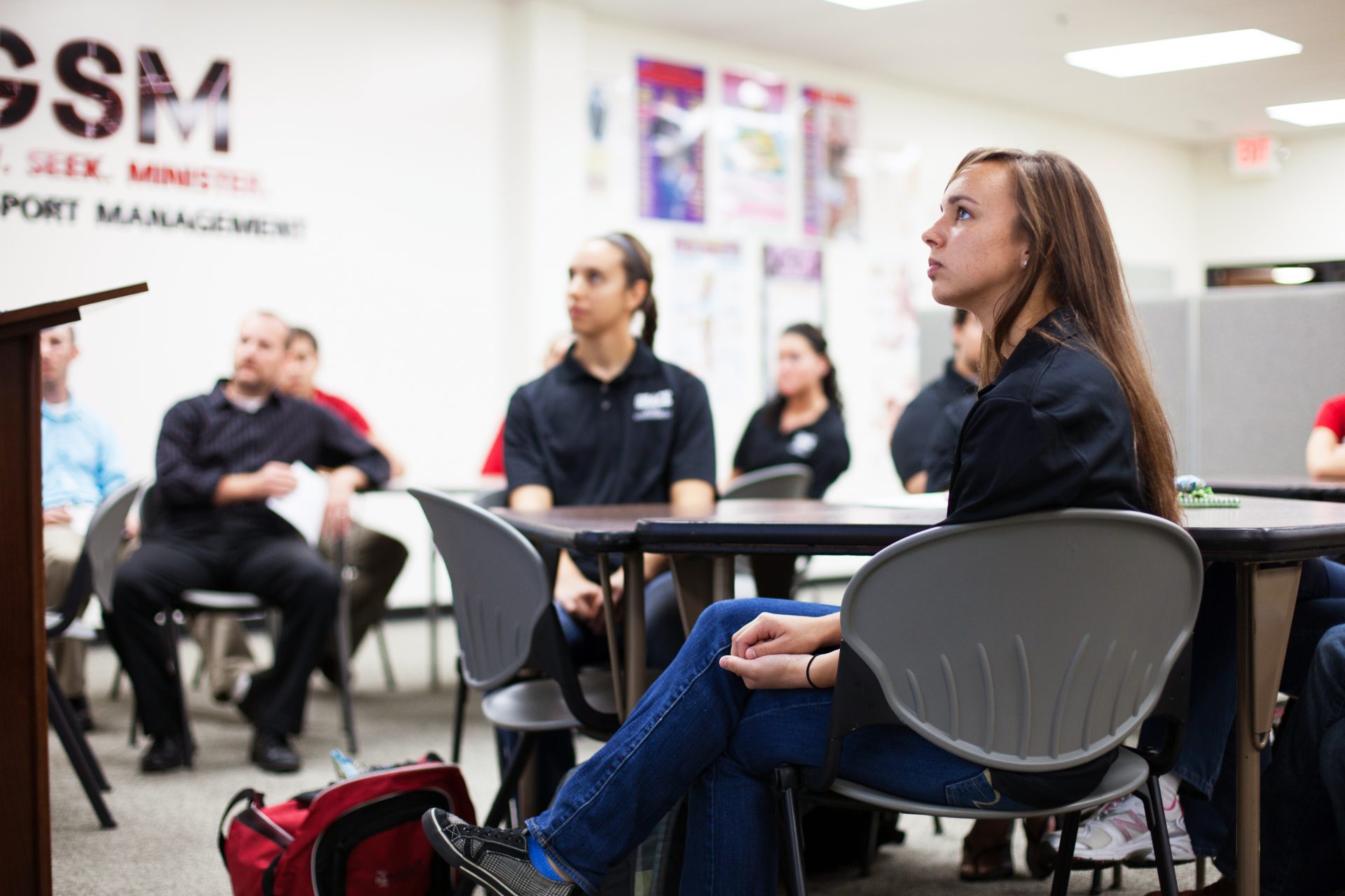 Students in classroom