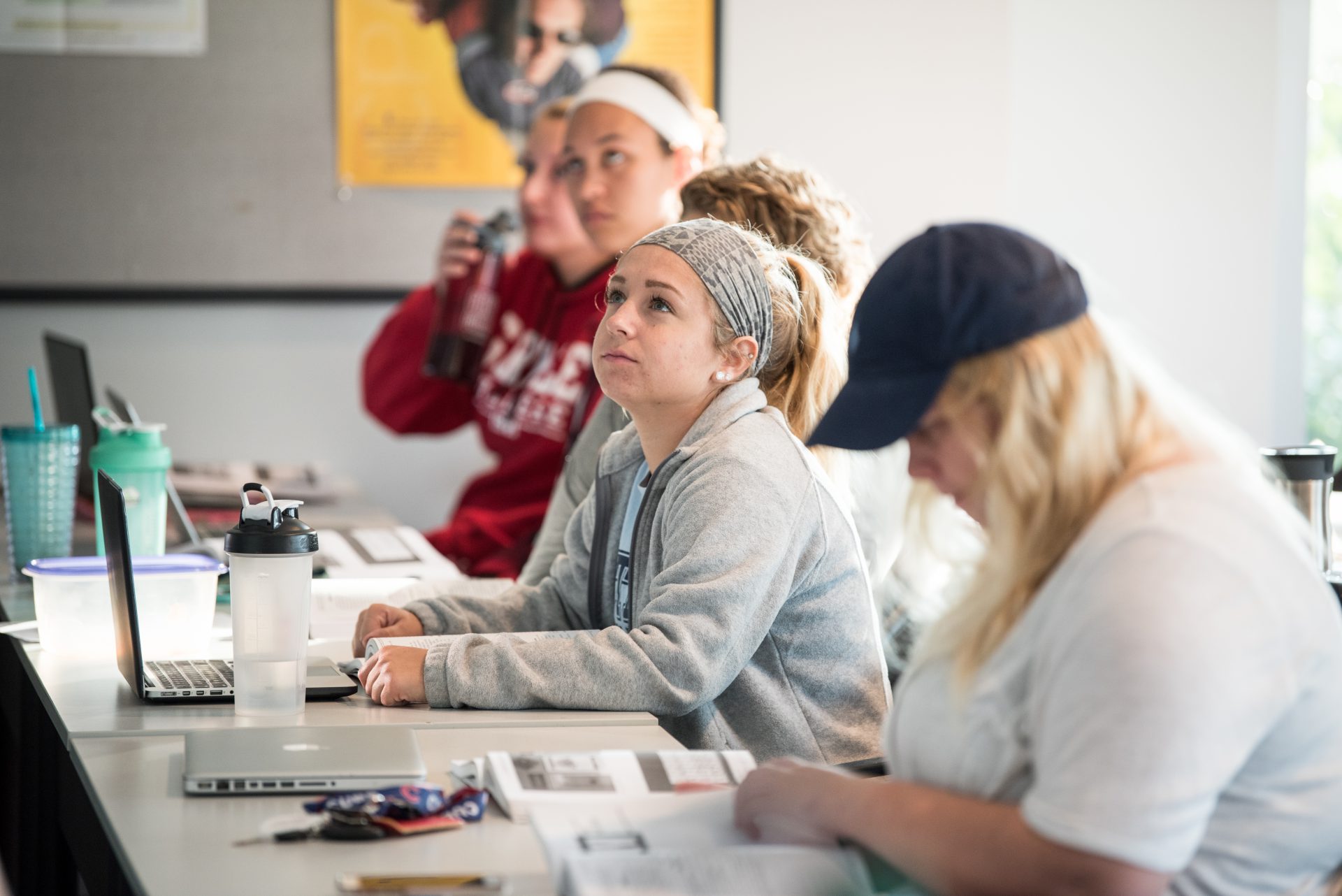 Students in class