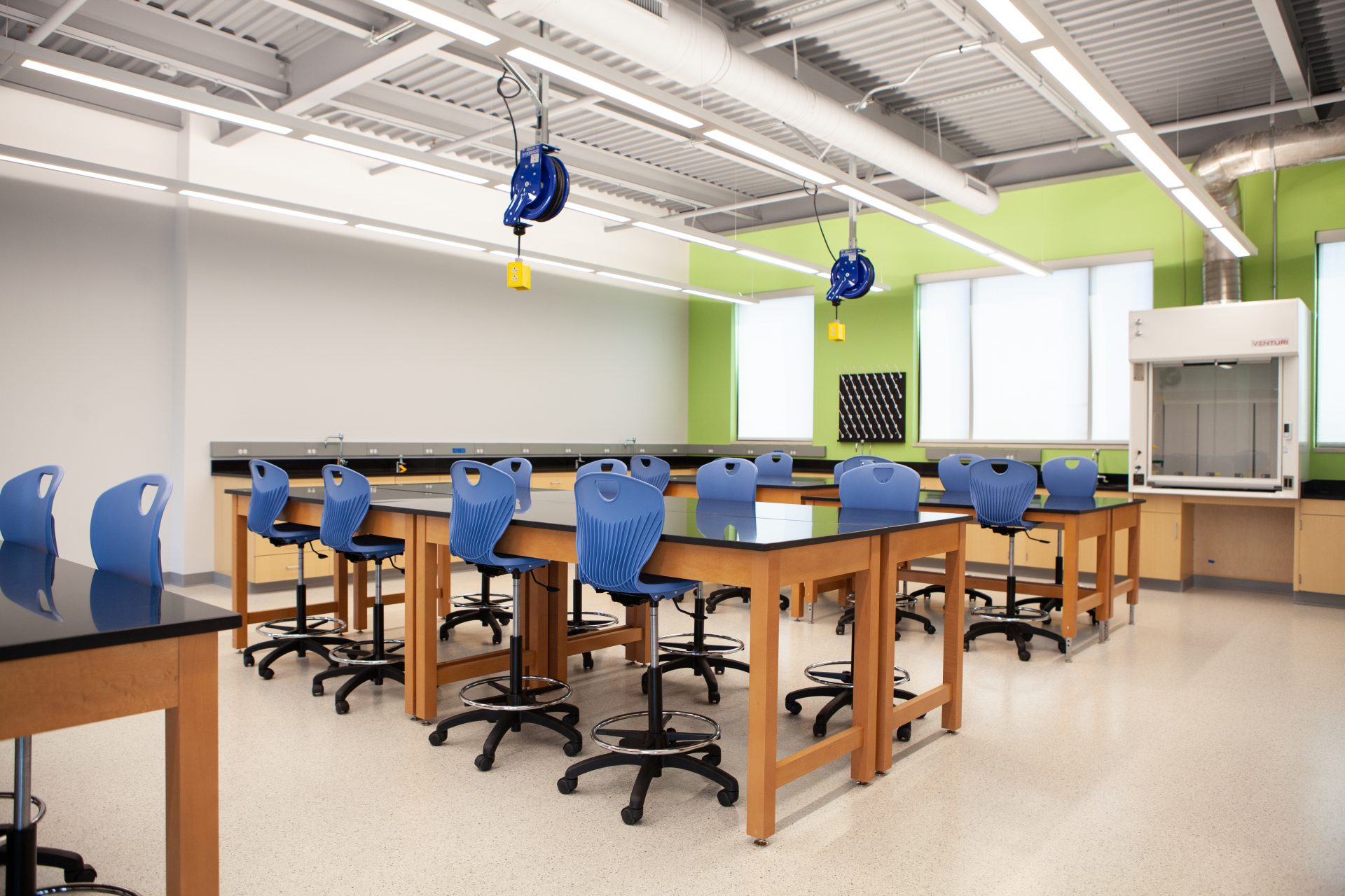 Science classroom in the Science Center