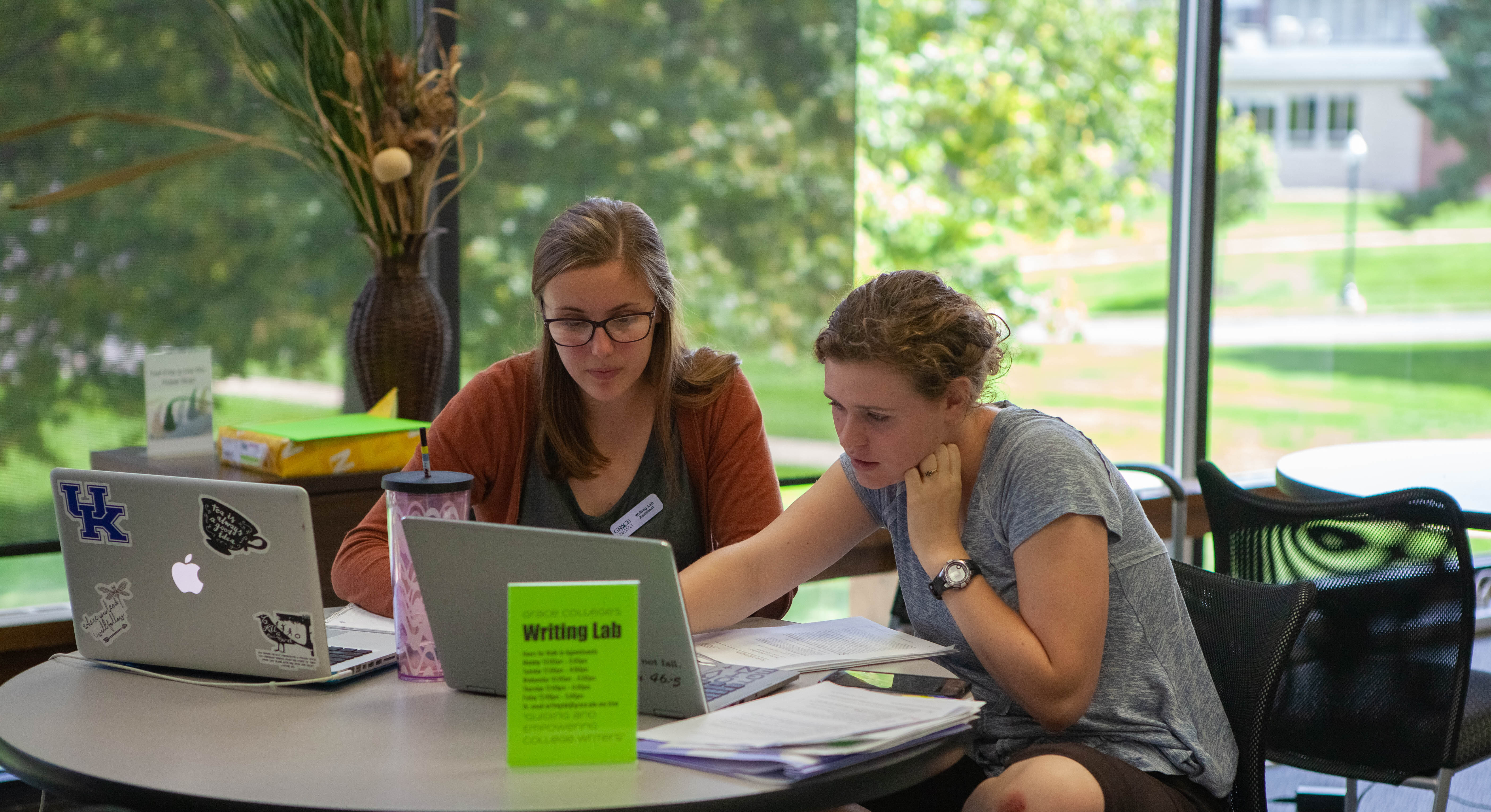 The Morgan Library and Learning Center is a great tool for Grace College students, including helping them with writing papers. Filled with tools and expert help, we ensure success for our students.