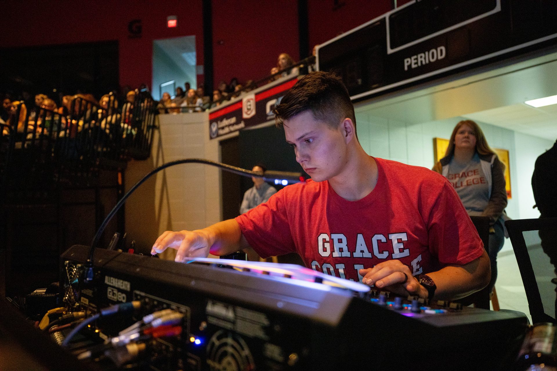 Learn about how to get into music production and our Christian music production program. Grace College, one of the music production schools.