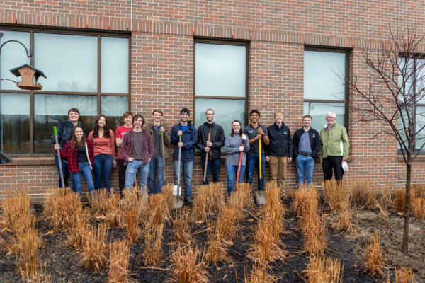 Grace College’s student-led Stewards of Creation club held its first annual tree-planting ceremony on campus last week.