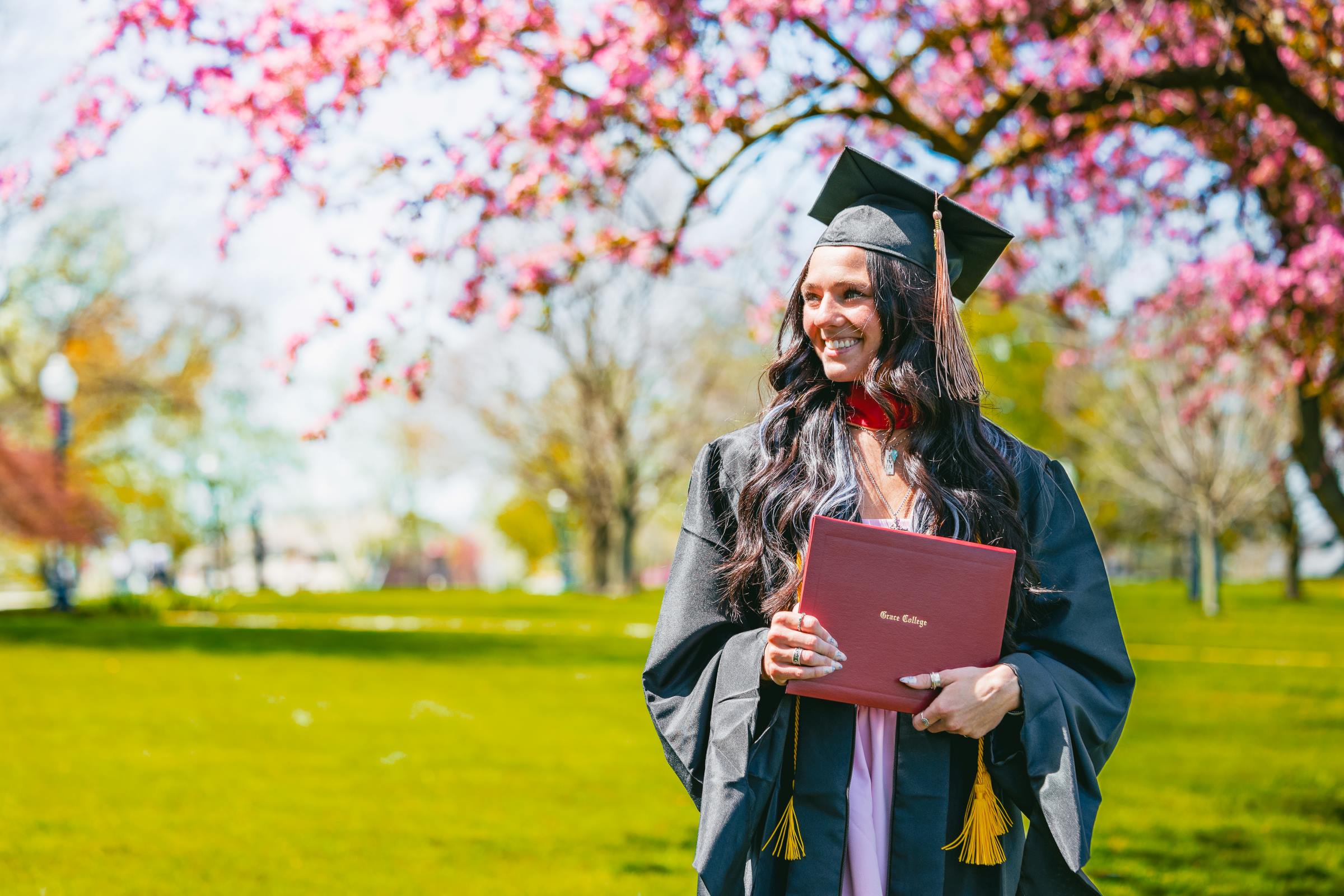 You were Created for More. As a Christian College in Indiana, Grace helps you find your calling from Athletics to Business. Learn more. Graduate Maddie Ryman on Campus at Grace.